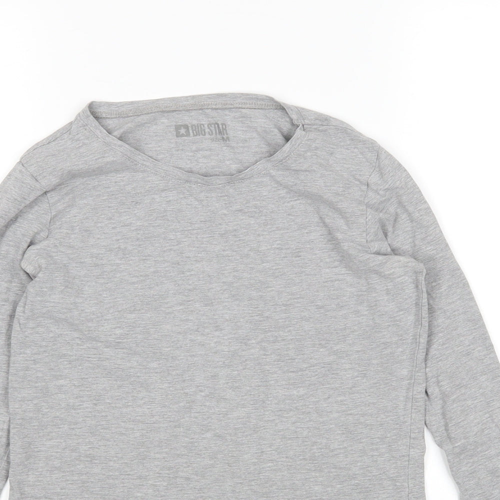 BIG STAR Womens Grey   Basic T-Shirt Size M