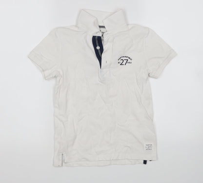 Hampton Republic Boys White   Basic Polo Size 9-10 Years