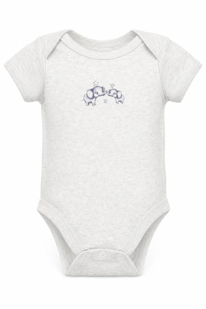 Front view of George Baby Grey Leotard One-Piece, size 3-6, Months