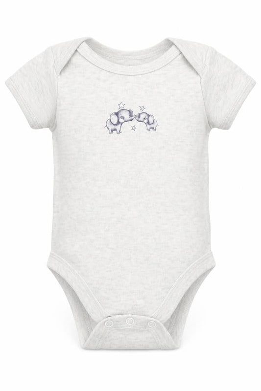Front view of George Baby Grey Leotard One-Piece, size 3-6, Months