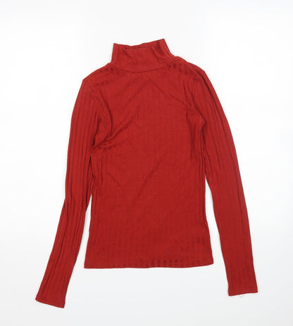 Womens UK Size 6 Topshop Red Pullover Jumper