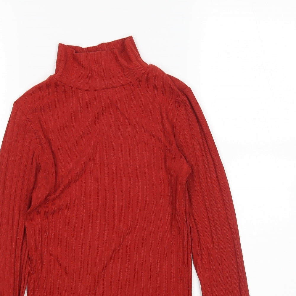 Womens UK Size 6 Topshop Red Pullover Jumper