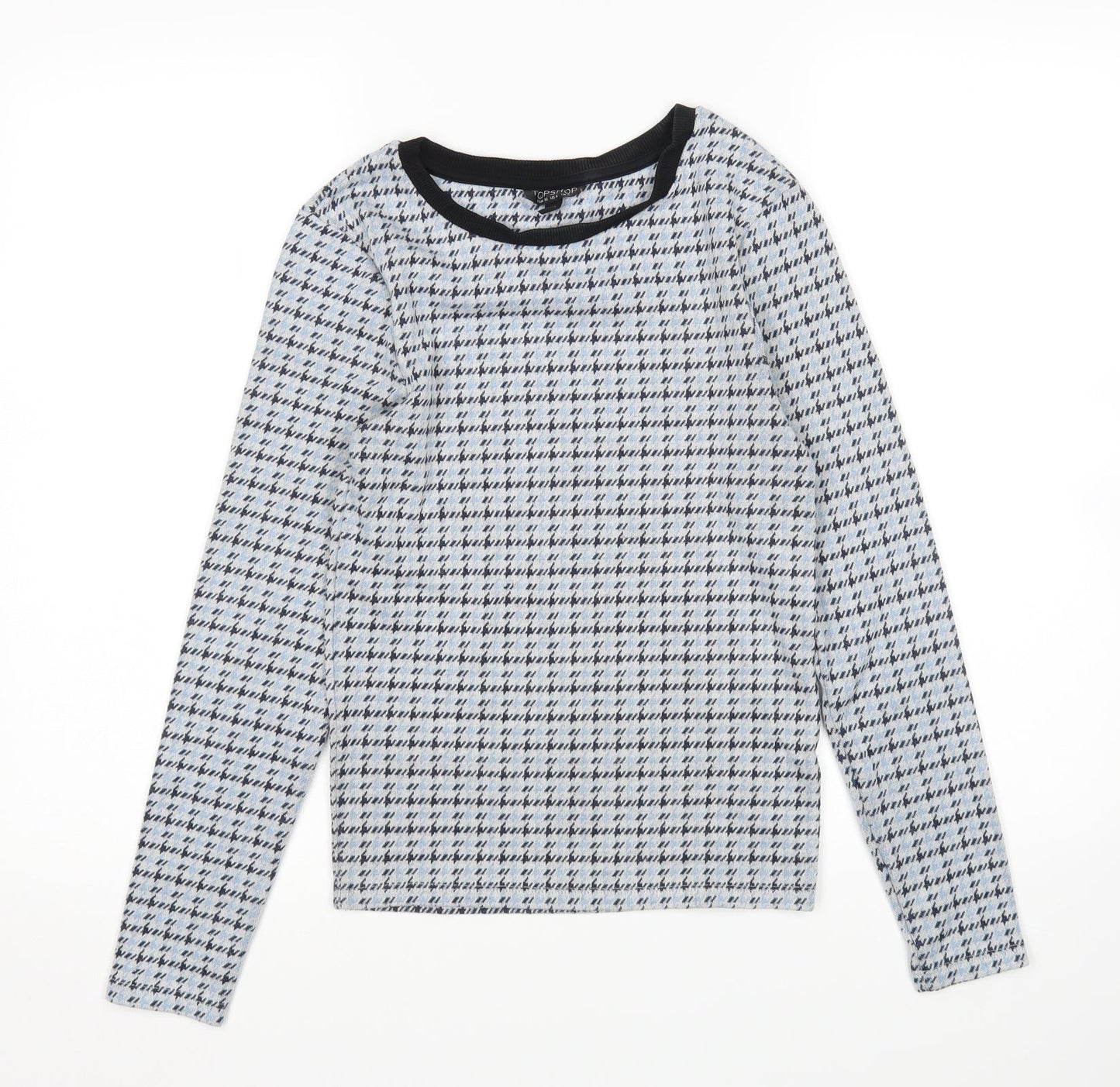 Womens UK Size 8 Topshop Blue Pullover Jumper
