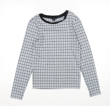 Womens UK Size 8 Topshop Blue Pullover Jumper