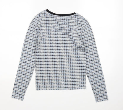 Womens UK Size 8 Topshop Blue Pullover Jumper