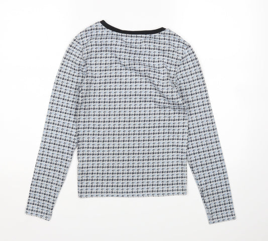 Womens UK Size 8 Topshop Blue Pullover Jumper