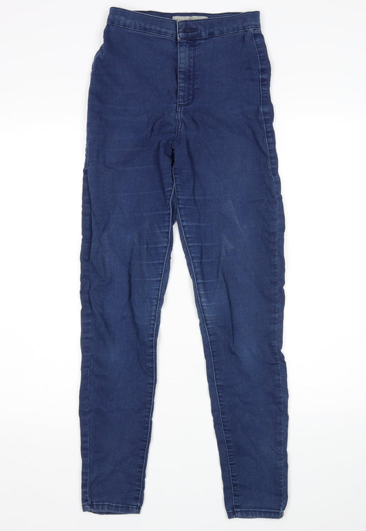Topshop Womens Blue   Skinny Jeans Size 26 in L32 in