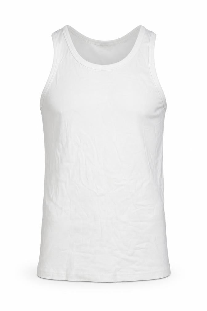 Mens UK Size M Preworn White  Tank