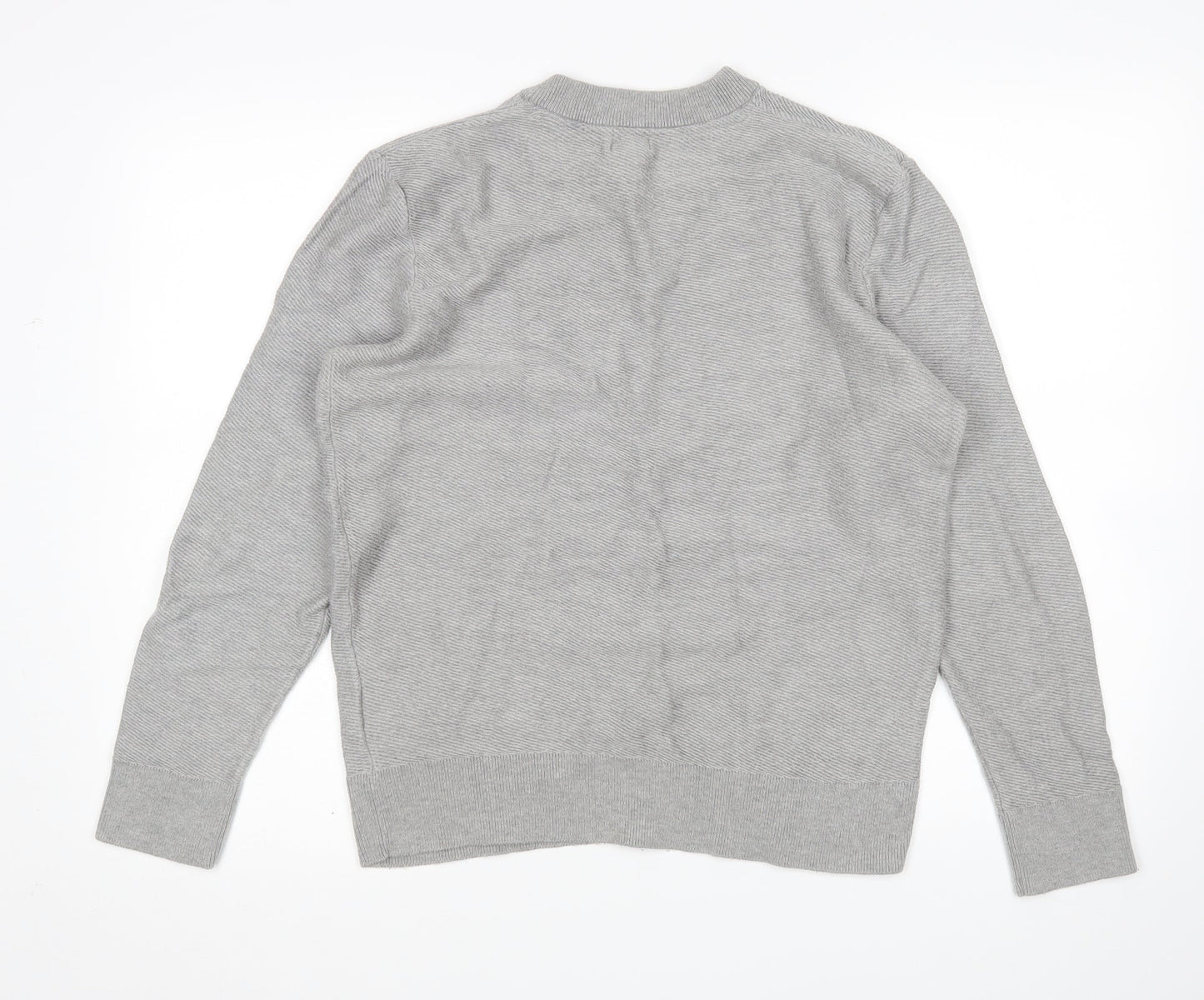 H&M Womens Grey   Pullover Sweatshirt Size S