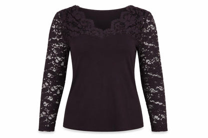 Womens UK Size S H&M Purple Basic Blouse