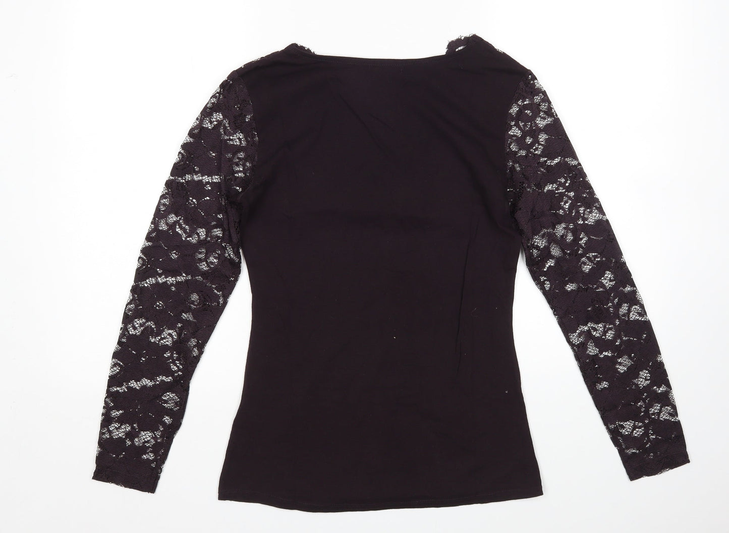 Womens UK Size S H&M Purple Basic Blouse