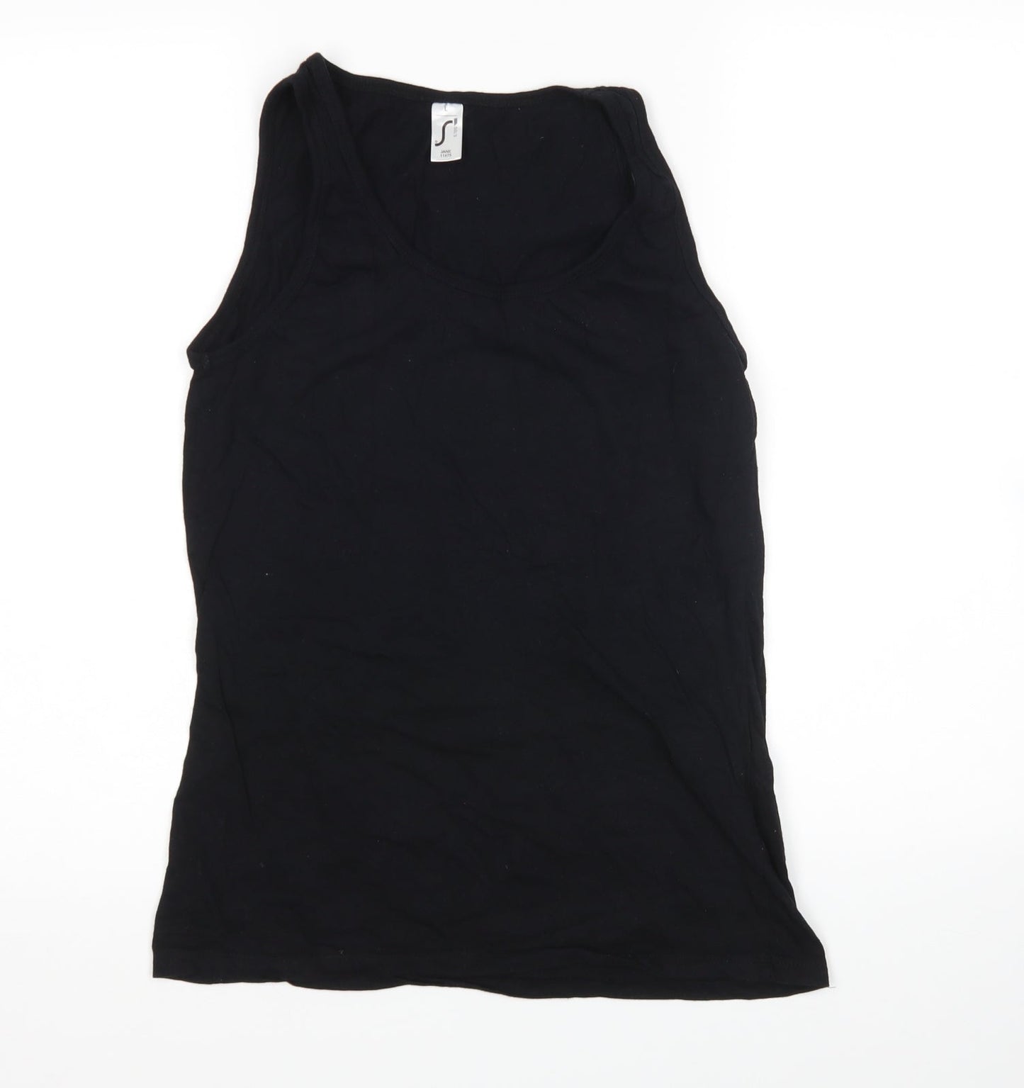 Jane Womens Black   Basic Tank Size L