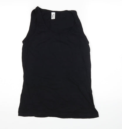 Jane Womens Black   Basic Tank Size L