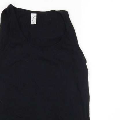 Jane Womens Black   Basic Tank Size L