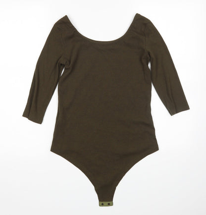 Aikha Womens Green   Bodysuit One-Piece Size L