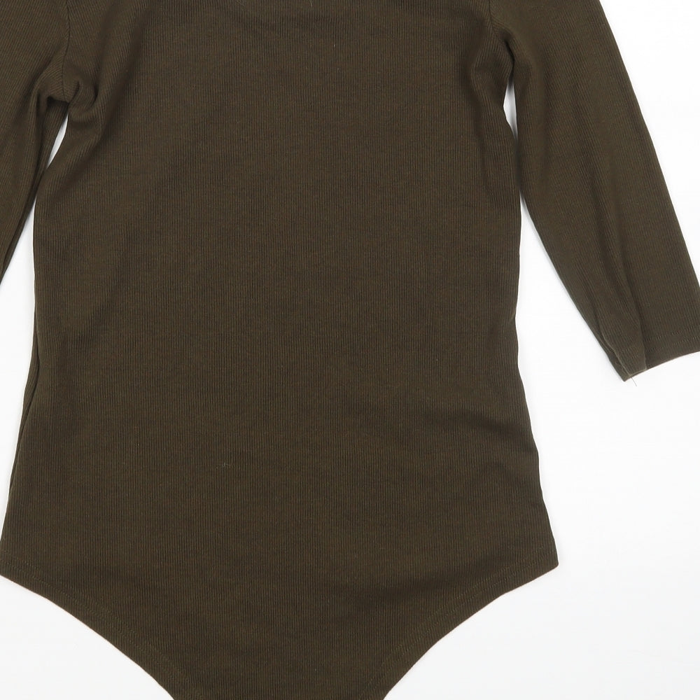 Aikha Womens Green   Bodysuit One-Piece Size L