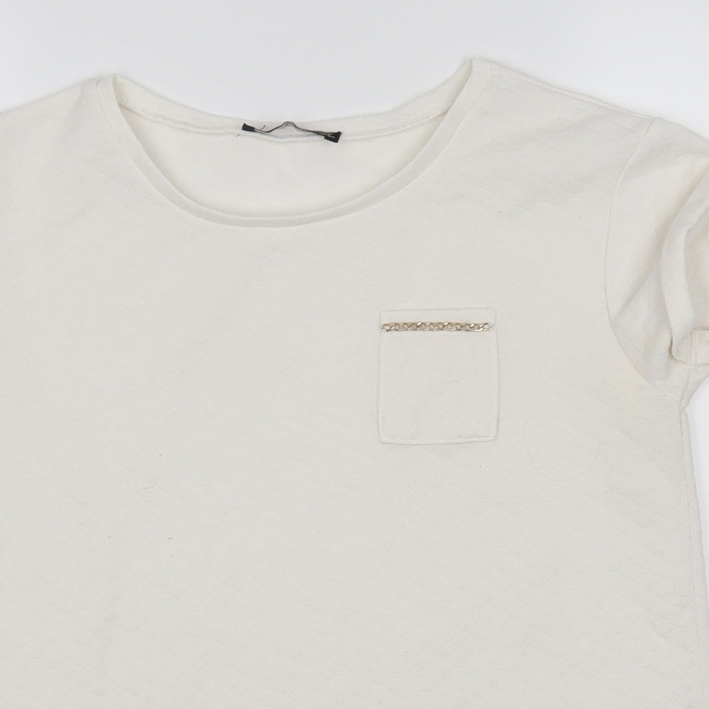 Atmosphere Womens White   Pullover Jumper Size 8