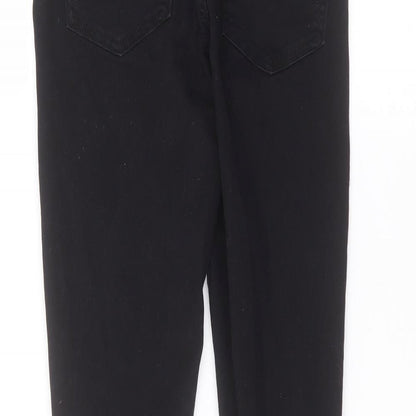 Denim & Co. Womens Black   Straight Jeans Size 10 L26 in