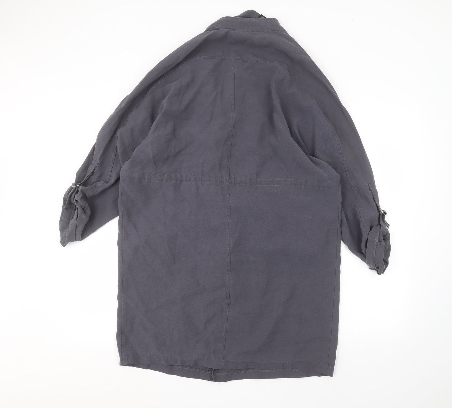 Womens UK Size 10 Preworn Grey Cardigan Jumper