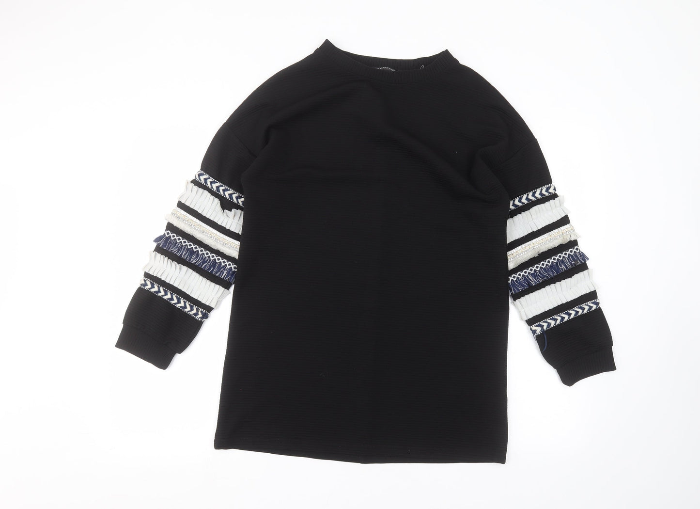 Womens UK Size 8 Cameo Black Pullover Jumper