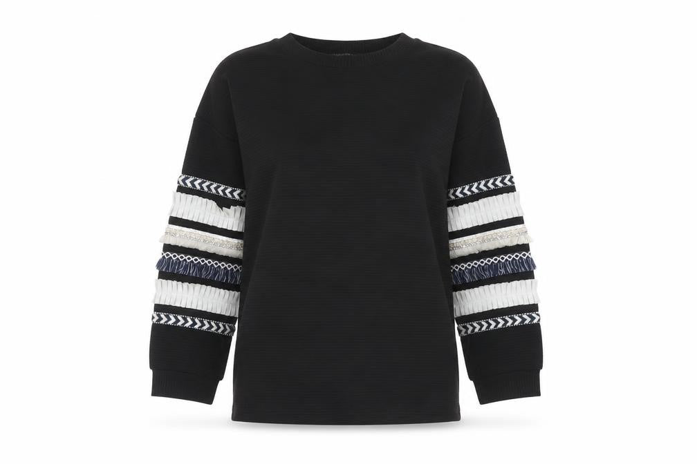 Womens UK Size 8 Cameo Black Pullover Jumper