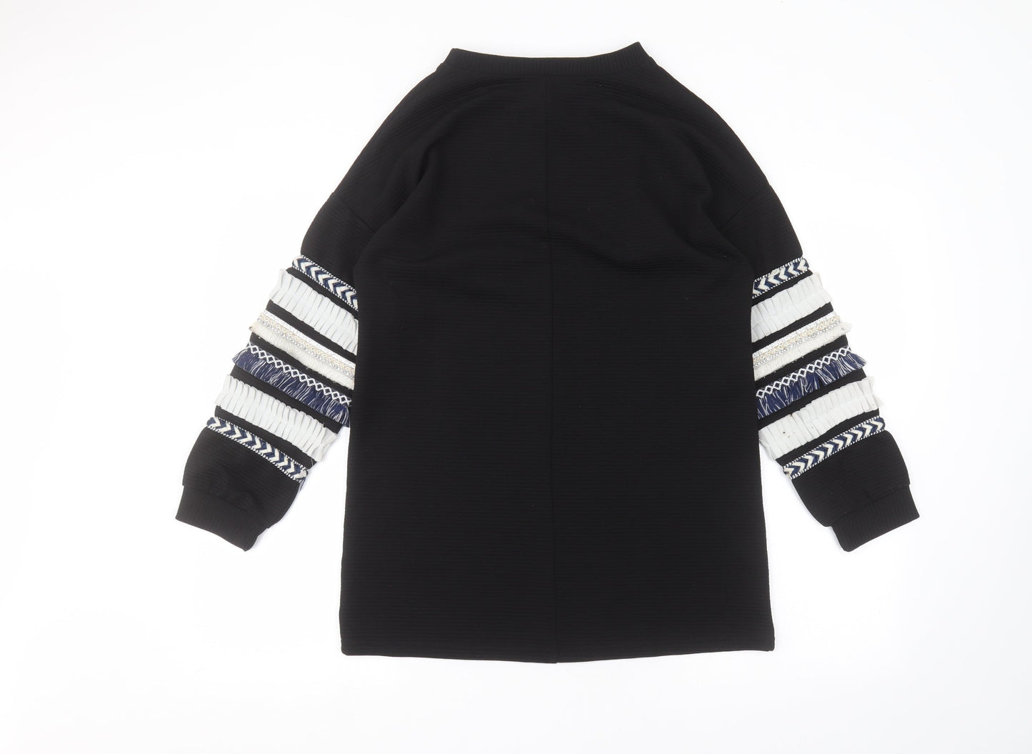 Womens UK Size 8 Cameo Black Pullover Jumper