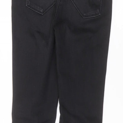 Mens UK Size 29 in Preworn Regular Fit Skinny Black Jeans