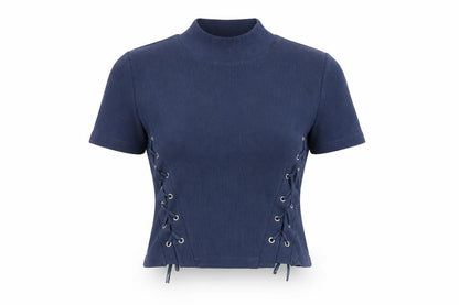 Glamorous Womens Blue   Basic T-Shirt Size S
