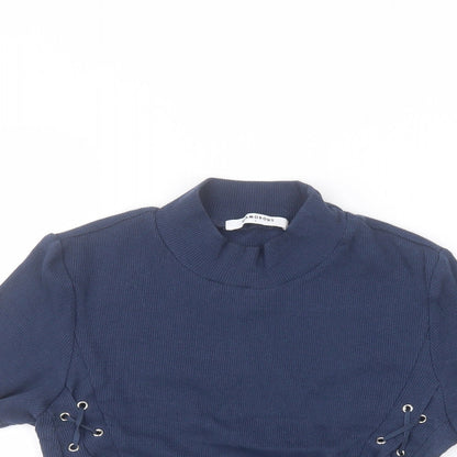 glamourous Womens Blue   Basic T-Shirt Size S