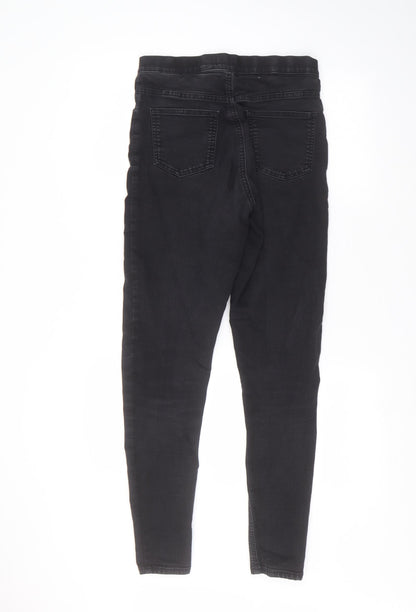 Womens UK Size 10 Marks and Spencer Regular Fit Straight Black Jeans