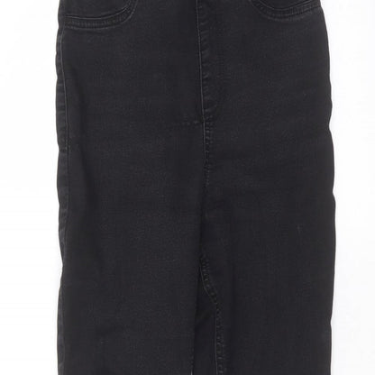 Womens UK Size 10 Marks and Spencer Regular Fit Straight Black Jeans