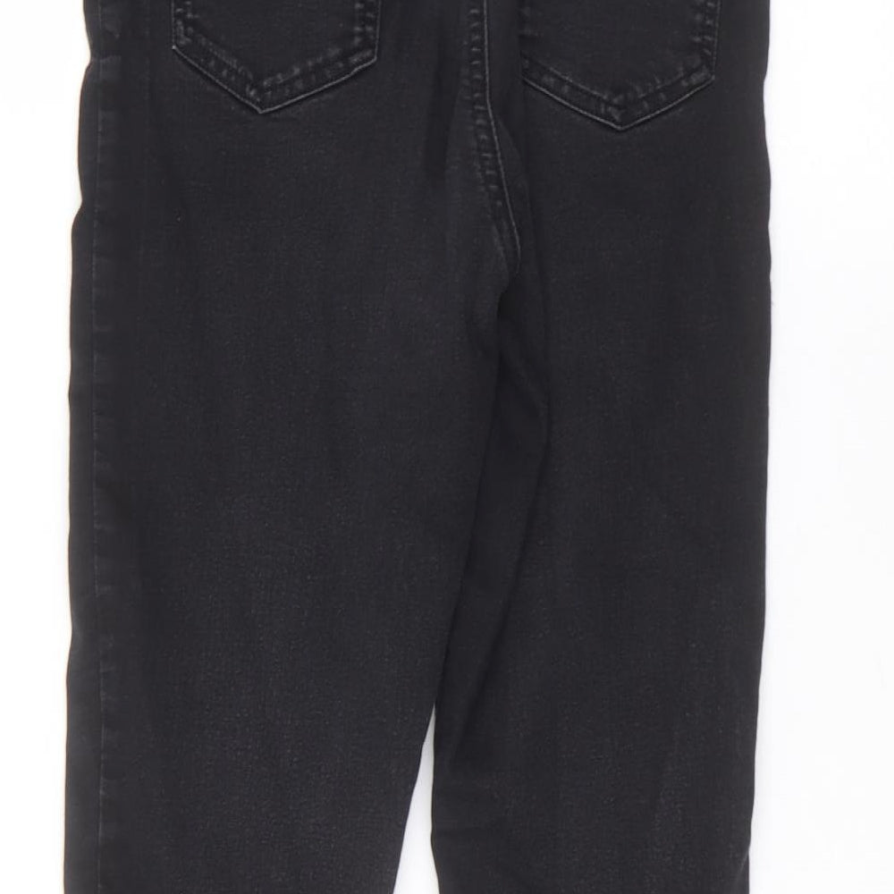 Womens UK Size 10 Marks and Spencer Regular Fit Straight Black Jeans