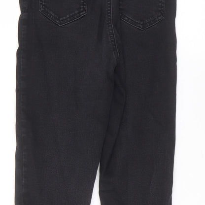 Womens UK Size 10 Marks and Spencer Regular Fit Straight Black Jeans