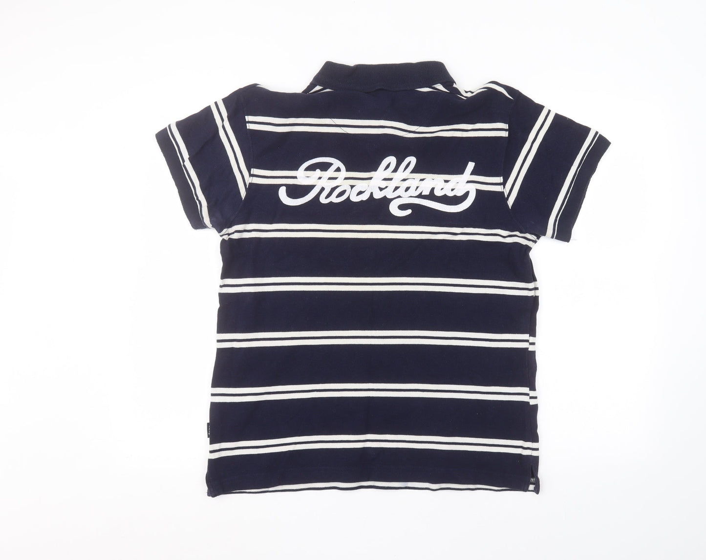 Penn Mens Blue Striped   Polo Size M