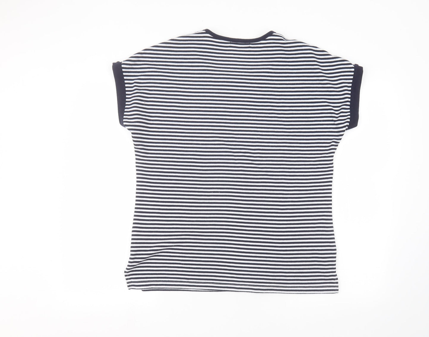 Womens UK Size 14 Viz-A-Viz White Basic T-Shirt