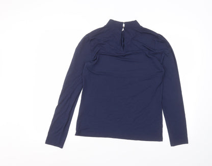 Womens UK Size M Oasis Blue Basic T-Shirt