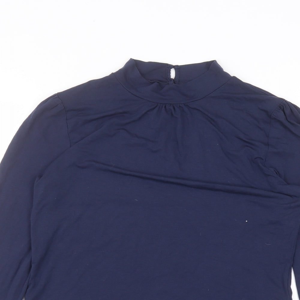 Womens UK Size M Oasis Blue Basic T-Shirt