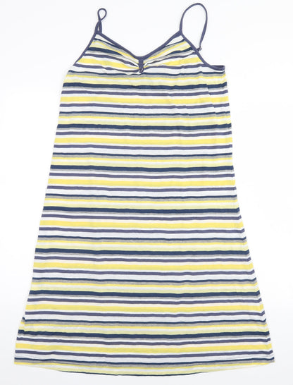 Preworn Womens Multicoloured Striped  A-Line  Size 12
