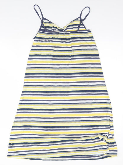 Preworn Womens Multicoloured Striped  A-Line  Size 12