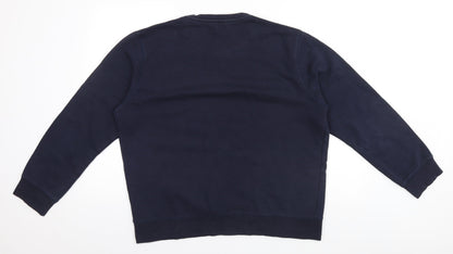 Easy Mens Blue   Pullover Jumper Size XL