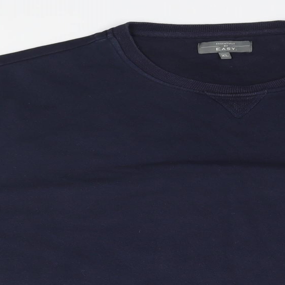 Easy Mens Blue   Pullover Jumper Size XL