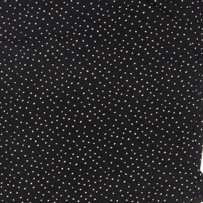 Womens UK Size S H&M Black Basic T-Shirt