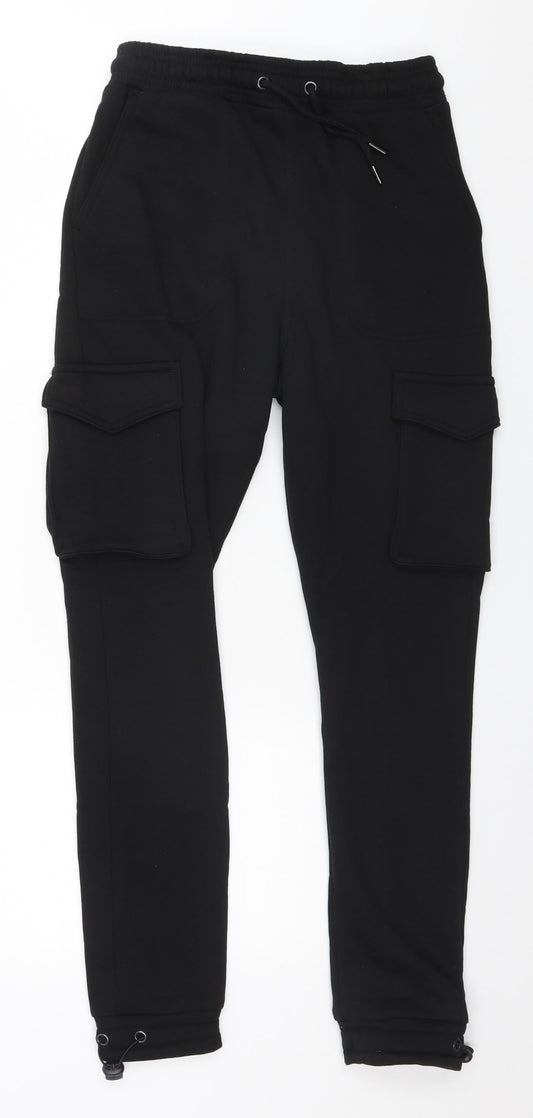 Primark Mens Black   Sweatpants Trousers Size XS L26 in