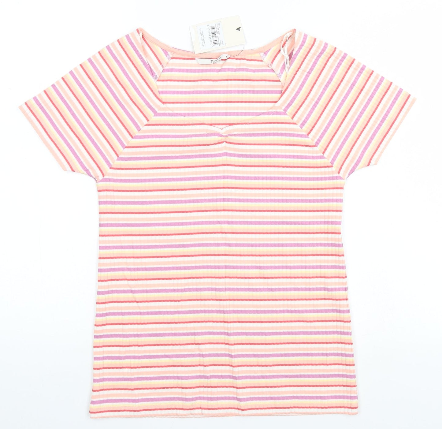 Womens UK Size 12 TU Multicoloured Basic T-Shirt