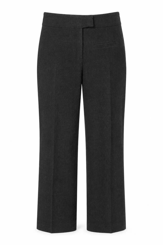 Front view of Kontrast women’s grey trousers, size UK 10, 28-inch leg