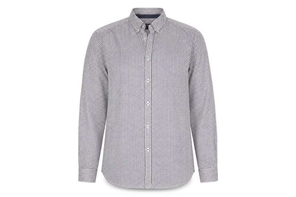 Womens UK Size 16 George Blue Basic Button-Up