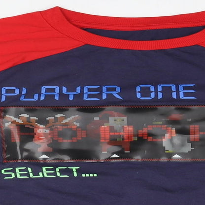 ST BENARD Boys Blue   Pullover Jumper   - Christmas, Video Game