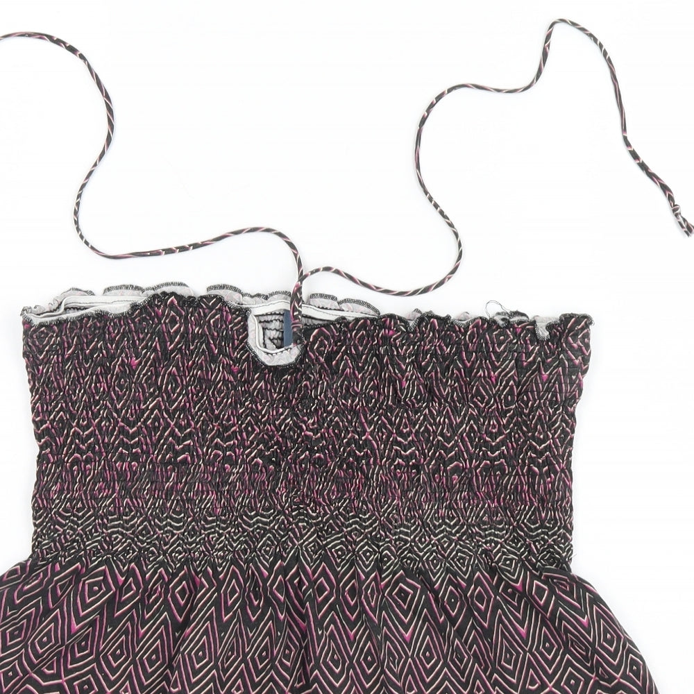 E-vie Womens Multicoloured Geometric  A-Line  Size 18