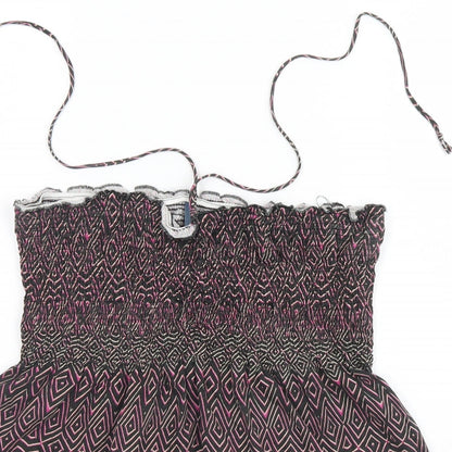 E-vie Womens Multicoloured Geometric  A-Line  Size 18