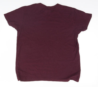 Preworn Mens Red    T-Shirt Size M